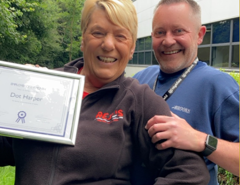 Well Done to Our Employee of the Month for May - Dot!