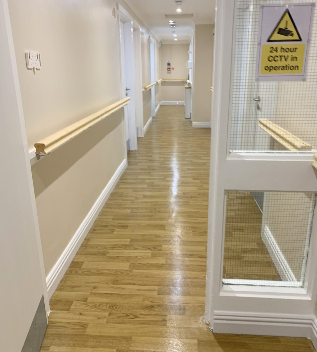 Domiciliary Home Care floor cleaning project