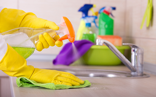 School Cleaning Kitchen 